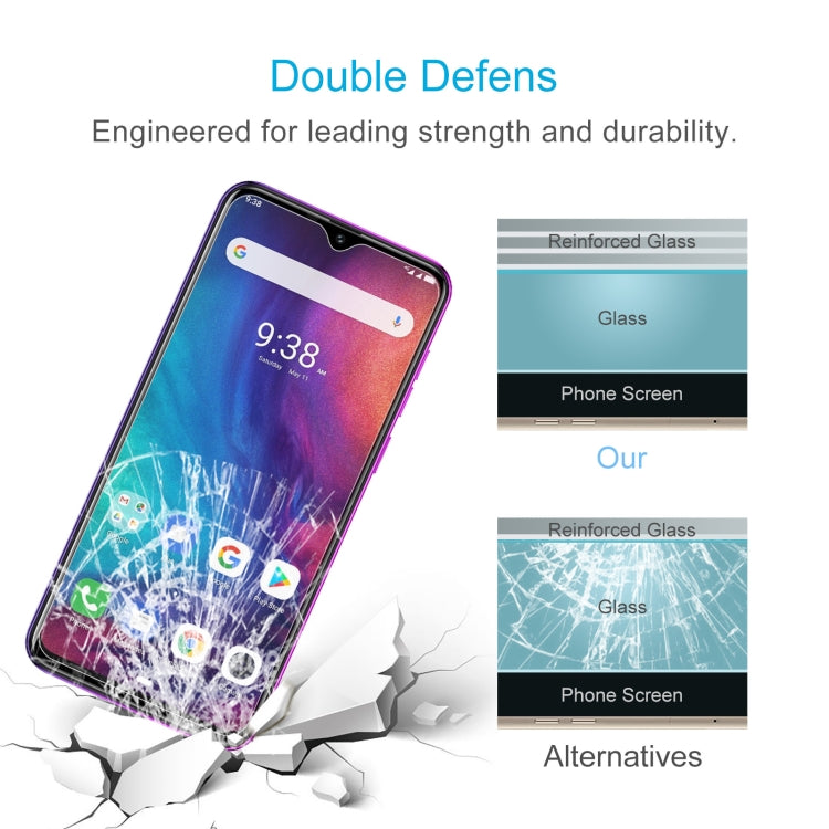 For Ulefone Note 7P 50 PCS 0.26mm 9H 2.5D Tempered Glass Film