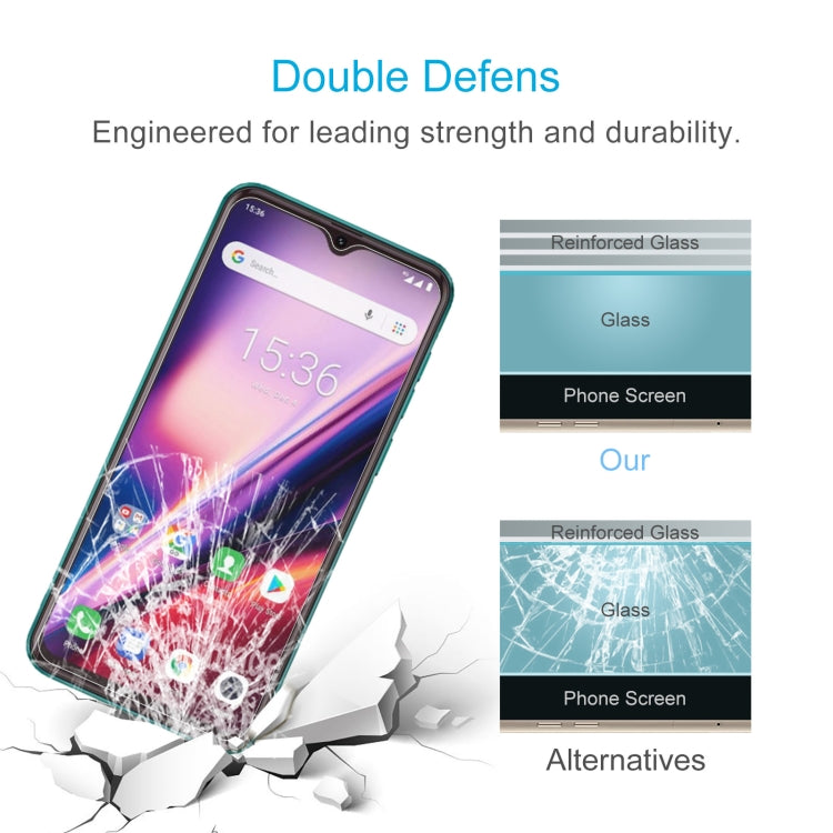 For Ulefone Note 7T 50 PCS 0.26mm 9H 2.5D Tempered Glass Film