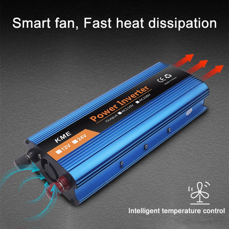 Carmaer 500W Car Smart Multi-function Digital Display Inverter Household Power Converter, Specification:24V to 220V