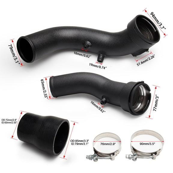 JQG1007 Car Modified Intake Pipe Kit for BMW 335i N55