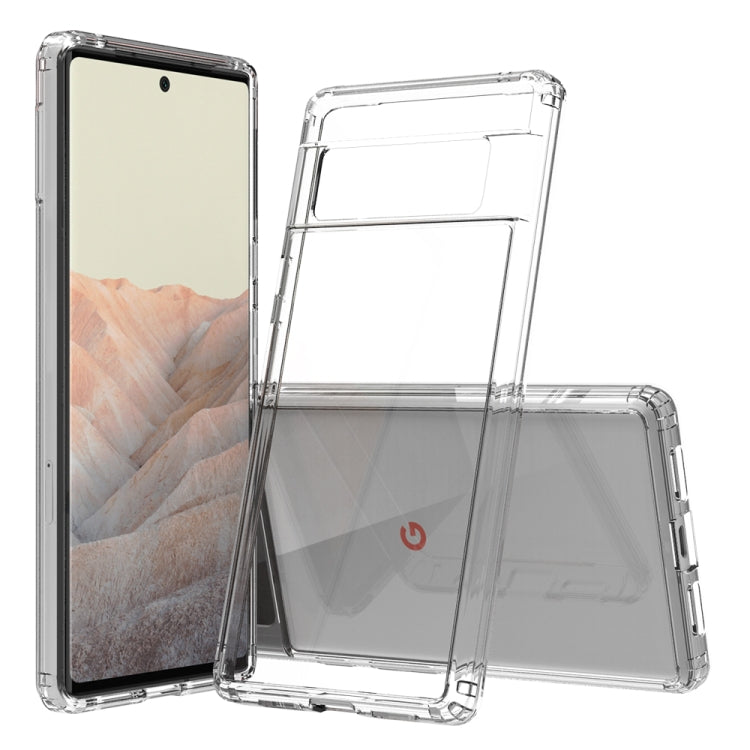 Shockproof Scratchproof TPU + Acrylic Protective Case For Google Pixel 6 Pro(Transparent)