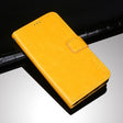 idewei Crazy Horse Texture Horizontal Flip Leather Case with Holder & Card Slots & Wallet For Tecno Spark 7P(Yellow) - free shipping - PMC TechLife - Order now!