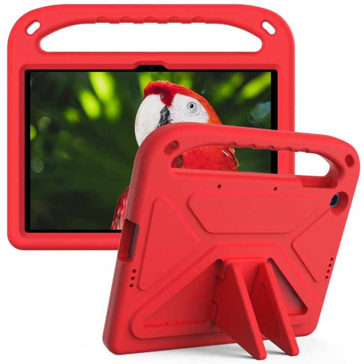 For Huawei Enjoy Tablet 2 / MatePad T10 / T10s Portable Handle EVA Shockproof Anti Falling Protective Case with Triangle Holder(Red)