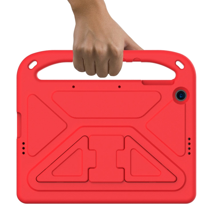 For Huawei Enjoy Tablet 2 / MatePad T10 / T10s Portable Handle EVA Shockproof Anti Falling Protective Case with Triangle Holder(Red)