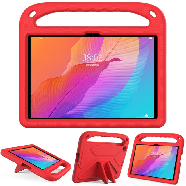 For Huawei Enjoy Tablet 2 / MatePad T10 / T10s Portable Handle EVA Shockproof Anti Falling Protective Case with Triangle Holder(Red)