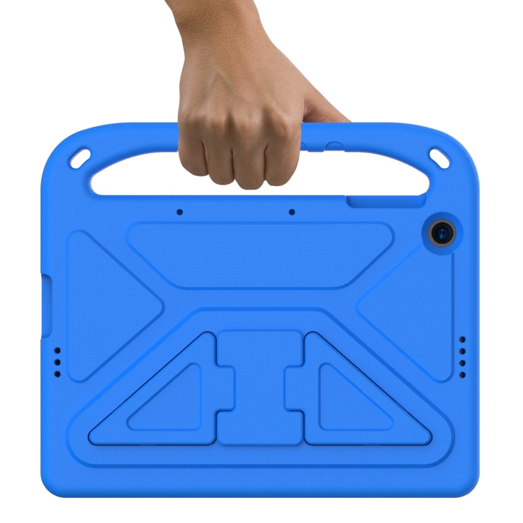 For Huawei Enjoy Tablet 2 / MatePad T10 / T10s Portable Handle EVA Shockproof Anti Falling Protective Case with Triangle Holder(Blue)