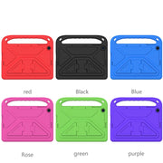 For Huawei Enjoy Tablet 2 / MatePad T10 / T10s Portable Handle EVA Shockproof Anti Falling Protective Case with Triangle Holder(Blue)