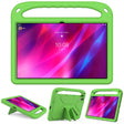 For Lenovo Tab P11 TB-J606F / Tab P11 Plus TB-J607F Portable Handle EVA Shockproof Anti Falling Protective Case with Triangle Holder(Green) - Lenovo by PMC TechLife | Online Shopping South Africa | PMC TechLife | Buy Now Pay Later Mobicred