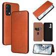 Carbon Fiber Texture Horizontal Flip TPU + PC + PU Leather Case with Card Slot For OPPO Realme GT Master(Brown) - Realme Cases by PMC TechLife | Online Shopping South Africa | PMC TechLife | Buy Now Pay Later Mobicred