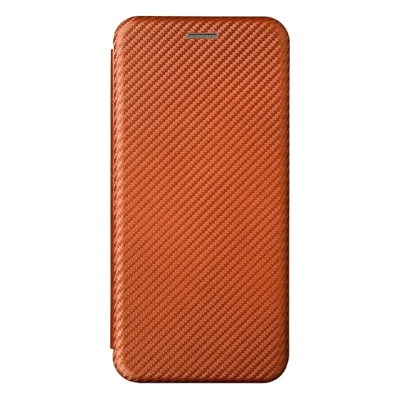 Carbon Fiber Texture Horizontal Flip TPU + PC + PU Leather Case with Card Slot For OPPO Realme GT Master(Brown)