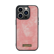 For iPhone 13 Pro Max CaseMe-008 Detachable Multifunctional Horizontal Flip Leather Case(Pink)