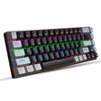 HXSJ V800 68 Keys Type-C Wired Cool Backlight Mechanical Keyboard(Blue Shaft) - free shipping - PMC TechLife - Order now!
