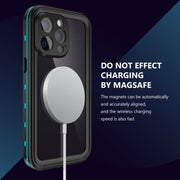 For iPhone 13 Pro RedPepper Transparent Dot Shockproof Water-resistant PC + TPU Protective Case  (Blue)