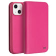 For iPhone 13 QIALINO Business Horizontal Flip Leather Case with Holder & Card Slots & Wallet (Rose Red) - free shipping - PMC TechLife - Order now!
