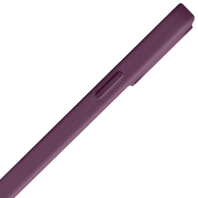 For iPhone 13 mini QIALINO Nappa Cowhide MagSafe Magnetic Protective Case (Purple Crystal)