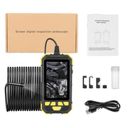 Y19 8mm Single Lens Hand-held Hard-wire Endoscope with 4.3-inch IPS Color LCD Screen, Cable Length:2m(Yellow)