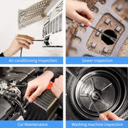 Y17 5MP 7.9mm Dual-lens HD Autofocus WiFi Industrial Digital Endoscope Zoomable Snake Camera, Cable Length:10m Hard Cable(Black)