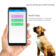 ReachFar RF-V47 IP67 Multi-function Mini GPS Pet Tracker with LED Light & Silicone Case(Black)