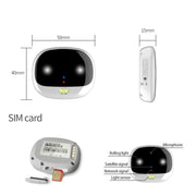 ReachFar RF-V47 IP67 Multi-function Mini GPS Pet Tracker with LED Light & Silicone Case(Black)