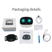 ReachFar RF-V47 IP67 Multi-function Mini GPS Pet Tracker with LED Light & Silicone Case(Black)