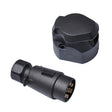 A0226 12V 7-pin Plastic Trailer Connector Socket + Plug EU - Terminal connectors by PMC TechLife | Online Shopping South Africa | PMC TechLife | Buy Now Pay Later Mobicred