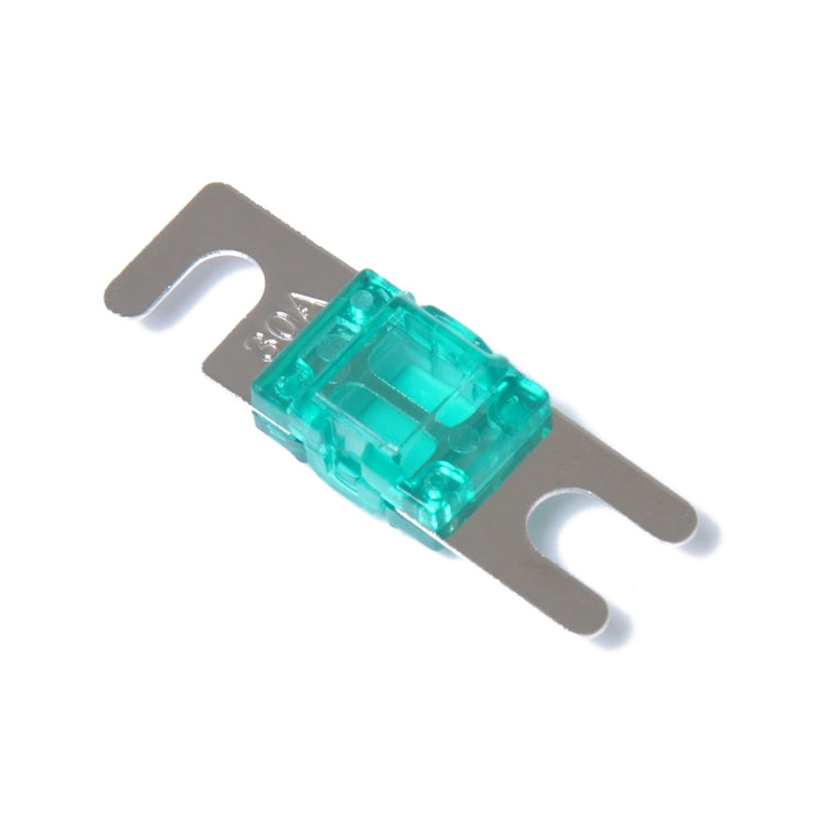 A0301 Green 5 PCS Car Audio AFS Mini ANL 30A Fuse Nicked Plated