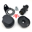 A0364 7 Pins 12N Electrics Converter Trailer Caravan Plug and Socket Adapter Connector - Terminal connectors by PMC TechLife | Online Shopping South Africa | PMC TechLife | Buy Now Pay Later Mobicred