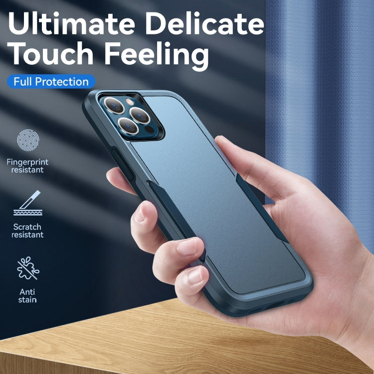 For iPhone 13 Pro Max Pioneer Armor Heavy Duty Shockproof Phone Case (Blue)