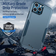 For iPhone 13 Pro Max Pioneer Armor Heavy Duty Shockproof Phone Case (Blue)