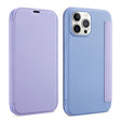 For iPhone 13 Pro Skin Feel Horizontal Flip PU Leather Case with Holder & Card Slot (Taro Purple) - iPhone 13 Pro Cases by PMC TechLife | Online Shopping South Africa | PMC TechLife