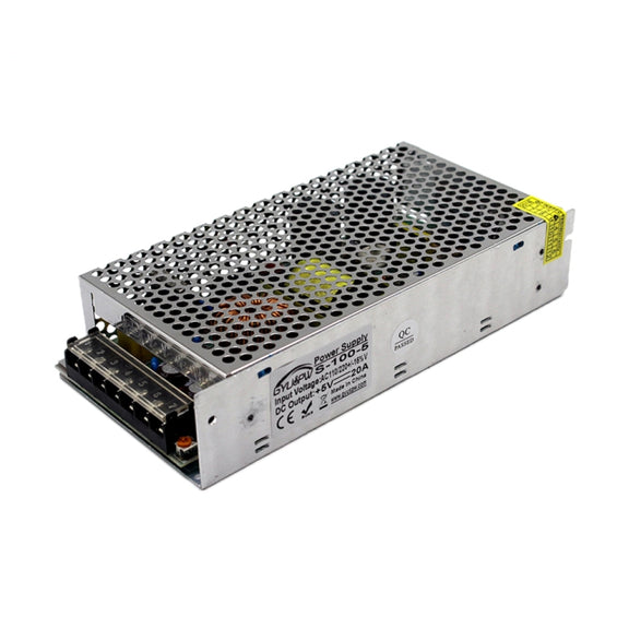 S-100-5 DC5V 20A 100W LED Regulated Switching Power Supply, Size: 199 x 98 x 42mm