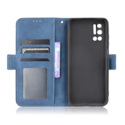 For Doogee N40 Pro Skin Feel Calf Pattern Horizontal Flip Leather Case with Holder & Card Slots & Photo Frame(Blue)