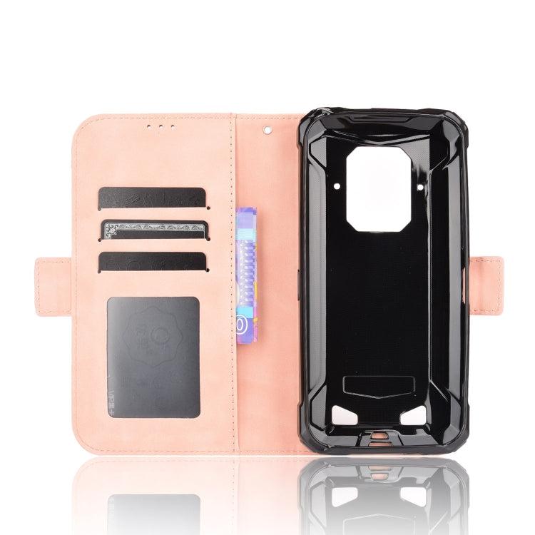 For Doogee S86 / S86 Pro Skin Feel Calf Pattern Horizontal Flip Leather Case with Holder & Card Slots & Photo Frame(Pink)