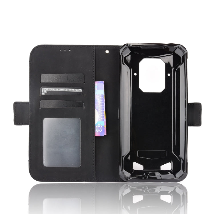For Doogee S86 / S86 Pro Skin Feel Calf Pattern Horizontal Flip Leather Case with Holder & Card Slots & Photo Frame(Black)