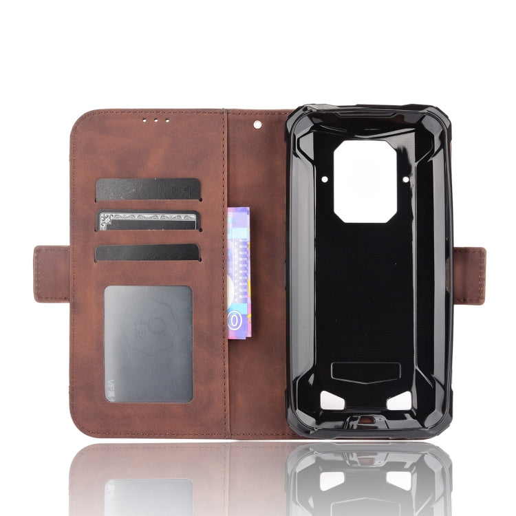 For Doogee S86 / S86 Pro Skin Feel Calf Pattern Horizontal Flip Leather Case with Holder & Card Slots & Photo Frame(Brown)