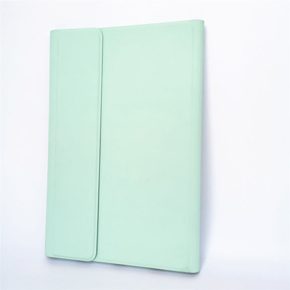 For Lenovo Pad Tab P11 11 inch TB-J606F LX110 Solid Color Detachable Square Keycap Bluetooth Keyboard Leather Tablet Case with Stand(Green)