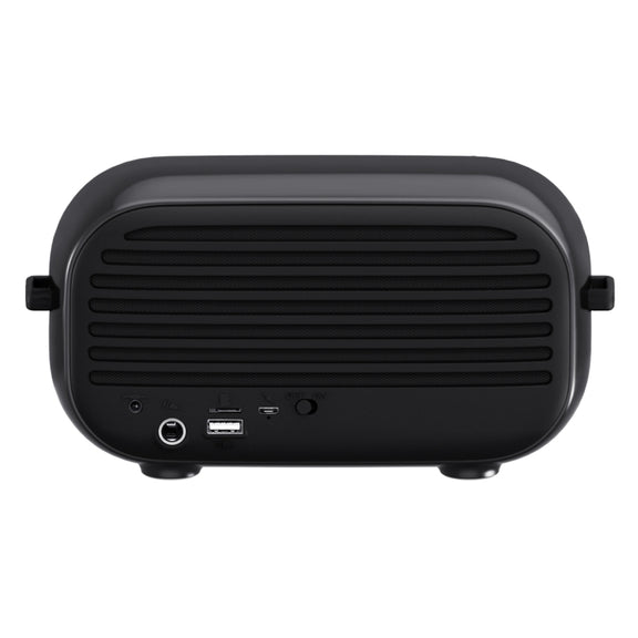 New Rixing NR-3000M Bluetooth 5.0 Portable Karaoke Wireless Bluetooth Speaker with Microphone & Shoulder Strap(Black)