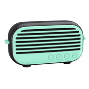 New Rixing NR-3000M Bluetooth 5.0 Portable Karaoke Wireless Bluetooth Speaker with Microphone & Shoulder Strap(Green)