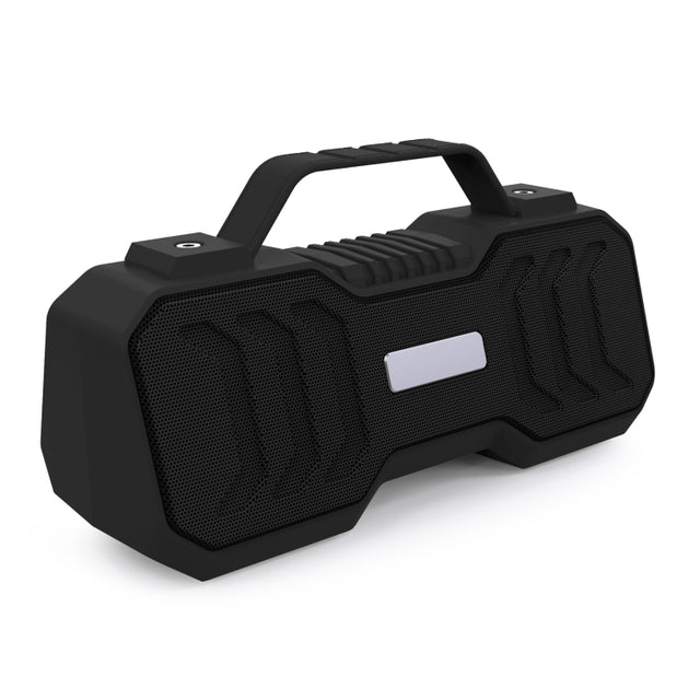 New Rixing NR-4500M Bluetooth 5.0 Portable Outdoor Karaoke Wireless Bluetooth Speaker with Microphone(Black)