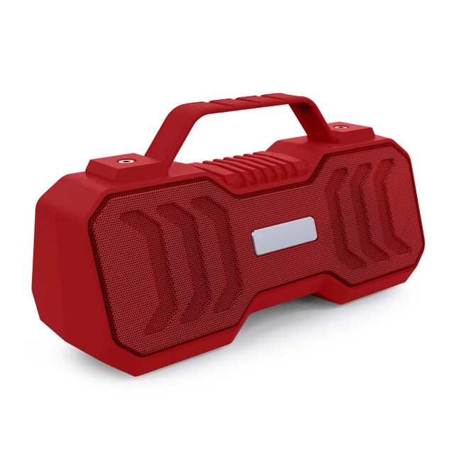 New Rixing NR-4500M Bluetooth 5.0 Portable Outdoor Karaoke Wireless Bluetooth Speaker with Microphone(Red)
