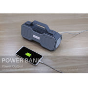 New Rixing NR-4500M Bluetooth 5.0 Portable Outdoor Karaoke Wireless Bluetooth Speaker with Microphone(Green)