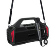 New Rixing NR-6011M Bluetooth 5.0 Portable Outdoor Karaoke Wireless Bluetooth Speaker with Microphone & Shoulder Strap(Red) - free shipping - PMC Jewellery - Order now!