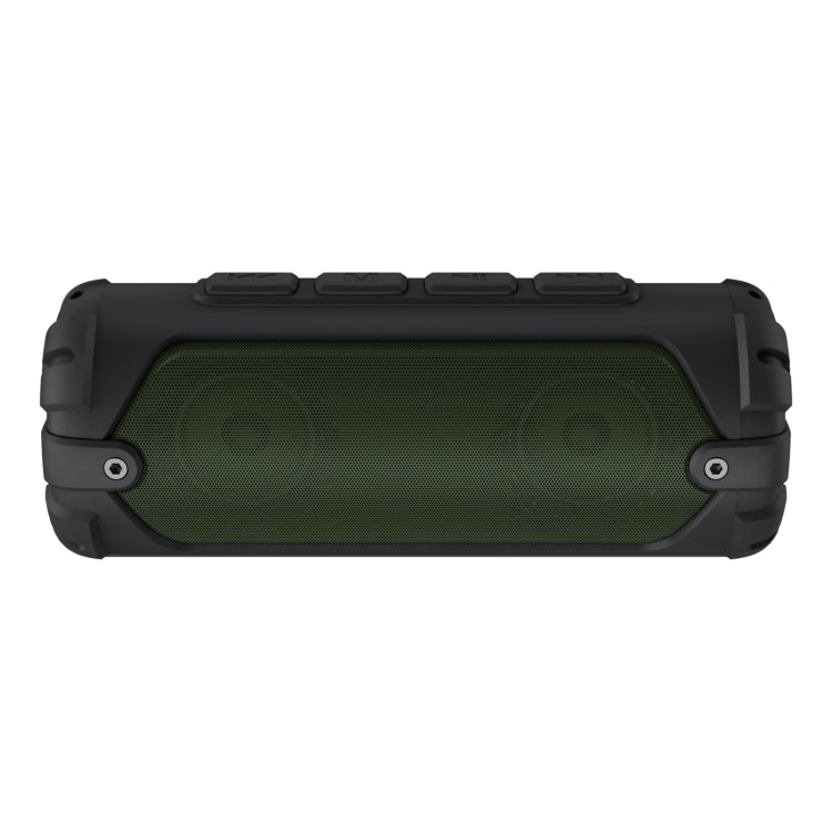 New Rixing NR-6013 Bluetooth 5.0 Portable Outdoor Wireless Bluetooth Speaker with Shoulder Strap(Green)