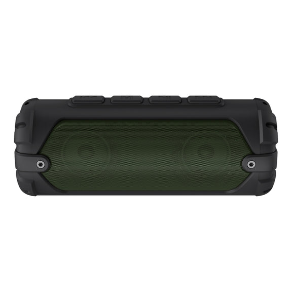 New Rixing NR-6013 Bluetooth 5.0 Portable Outdoor Wireless Bluetooth Speaker with Shoulder Strap(Green)