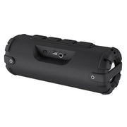 New Rixing NR-6013M Bluetooth 5.0 Portable Outdoor Karaoke Wireless Bluetooth Speaker with Microphone & Shoulder Strap(Black)