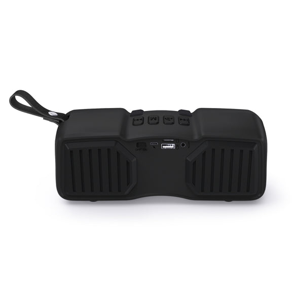 New Rixing NR-9011 Bluetooth 5.0 Portable Outdoor Wireless Bluetooth Speaker(Black)
