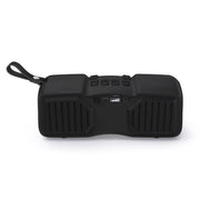 New Rixing NR-9011 Bluetooth 5.0 Portable Outdoor Wireless Bluetooth Speaker(Grey)