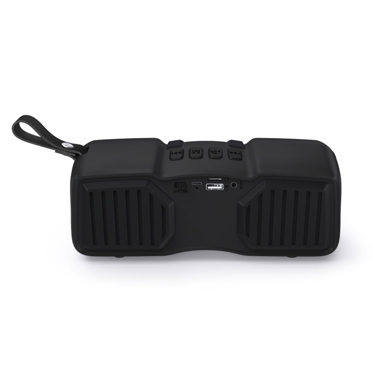 New Rixing NR-9011 Bluetooth 5.0 Portable Outdoor Wireless Bluetooth Speaker(Grey)