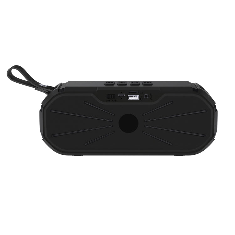 New Rixing NR-9012 Bluetooth 5.0 Portable Outdoor Wireless Bluetooth Speaker(Red)