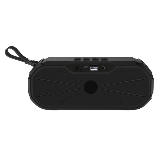 New Rixing NR-9012 Bluetooth 5.0 Portable Outdoor Wireless Bluetooth Speaker(Grey)